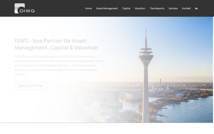Screenshot of diwg.de