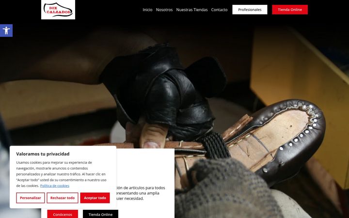 Screenshot of dixcalzados.com