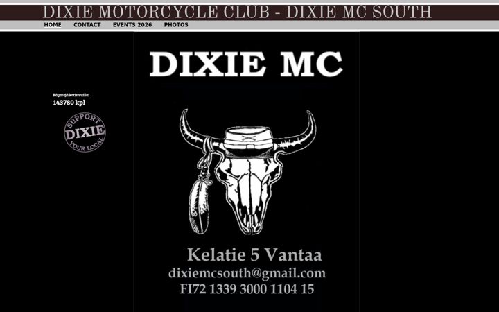Captura de ecrã de dixiemc.net