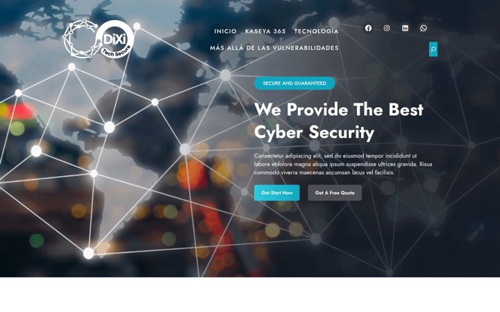 Captura de ecrã de dixitechsecure.net