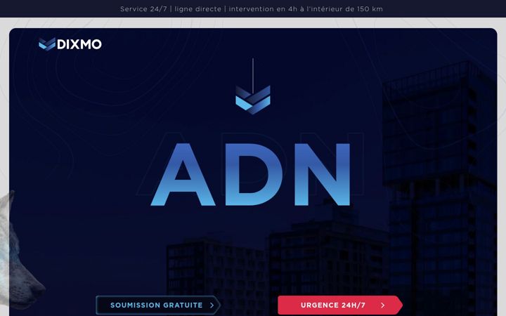Screenshot of dixmo.com