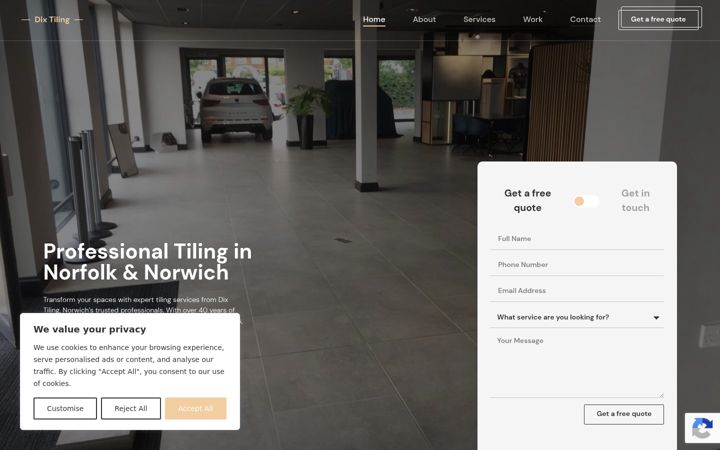 Zrzut ekranu dixtiling.co.uk