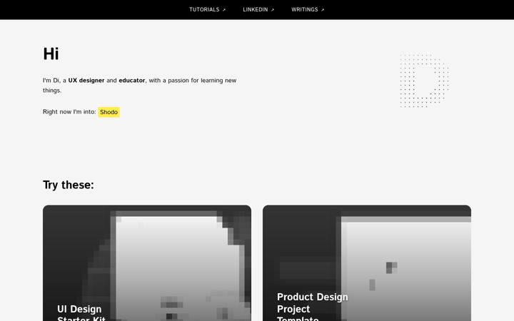 Screenshot of dixuux.com