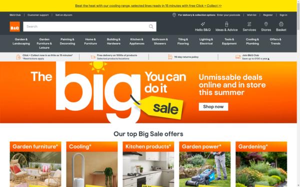Screenshot of diy.com