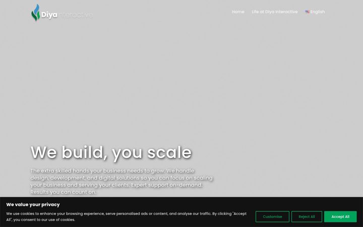 Screenshot of diyainteractive.com