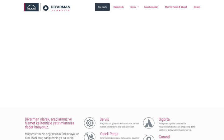 Екранна снимка на diyarman.com.tr
