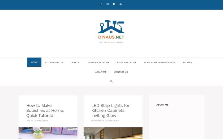 Captura de ecrã de diyaus.net