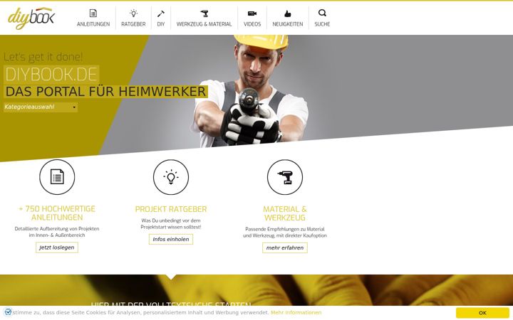 Screenshot of diybook.de
