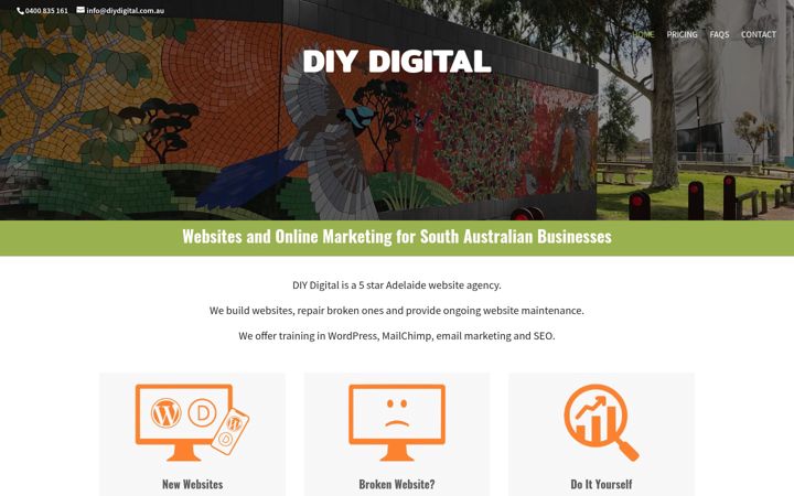 Captura de pantalla de diydigital.com.au