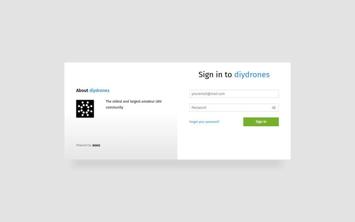Screenshot of diydrones.com