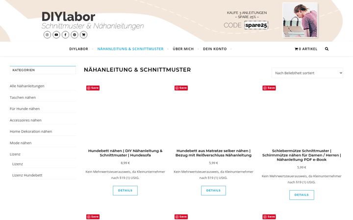Screenshot of diylabor.de