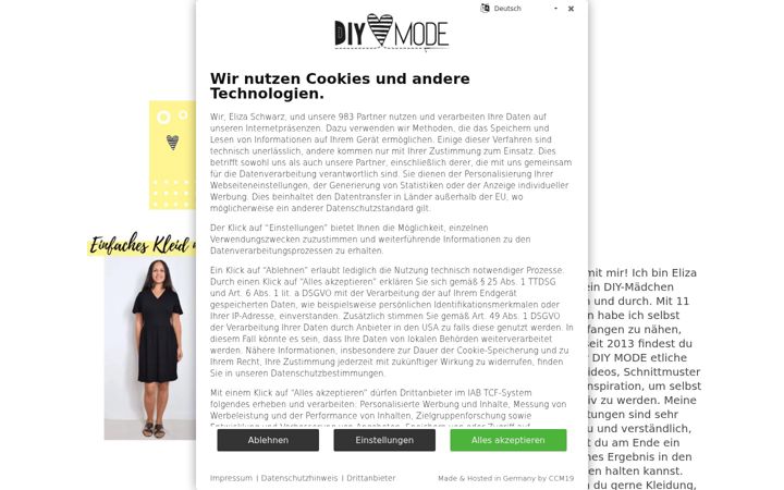 Screenshot of diymode.de