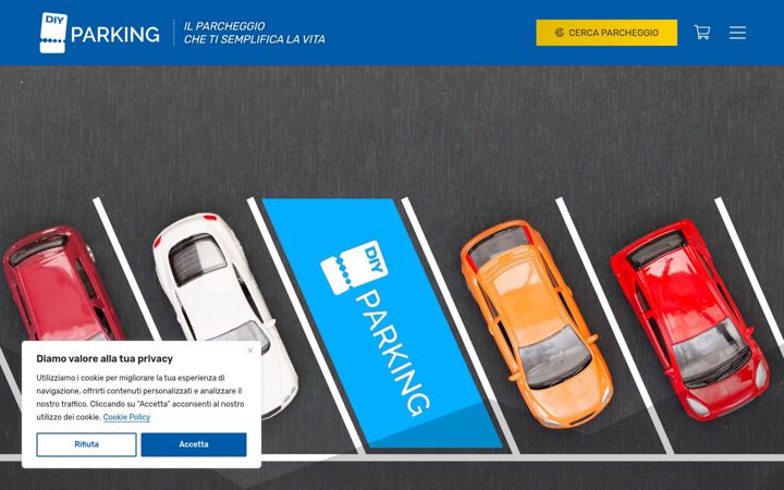Skærmbillede af diyparking.it