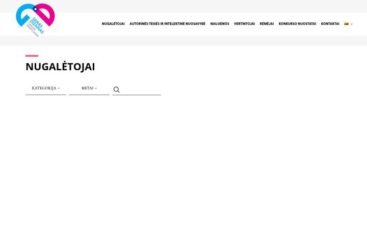 Screenshot ta' dizainoprizas.lt