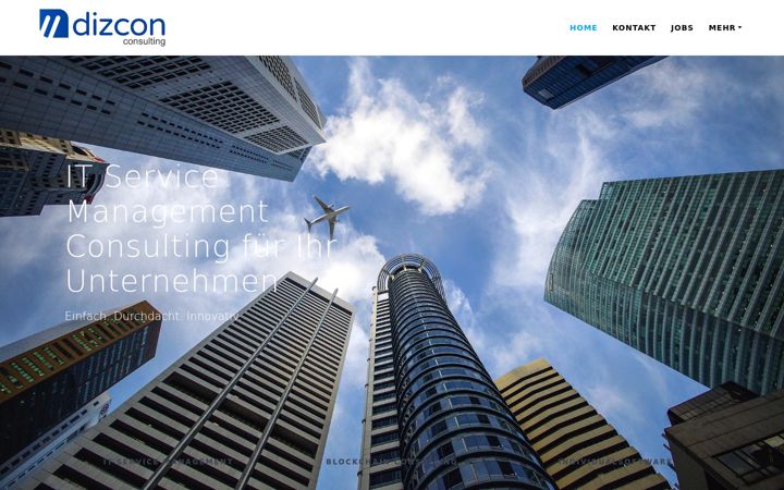Screenshot of dizcon.de