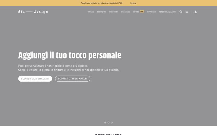 Screenshot of dizdesign.it