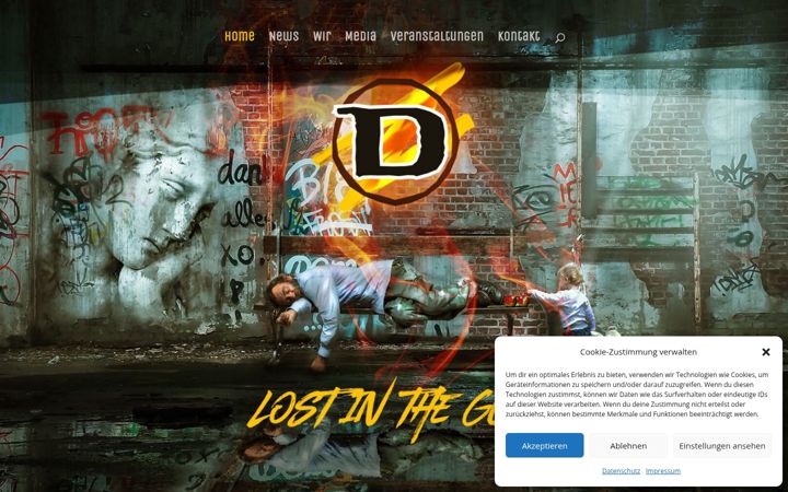 Screenshot of dize-rocks.de