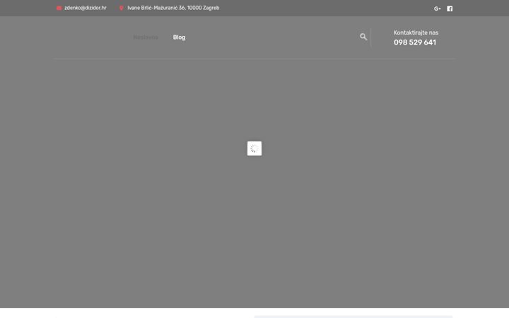 Screenshot of dizidor.hr