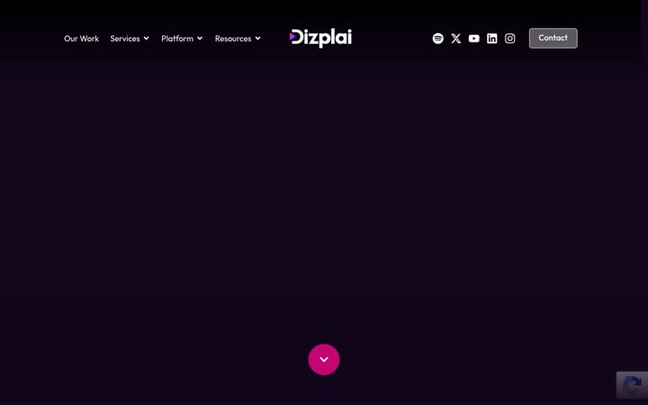 Screenshot of dizplai-gaming.com