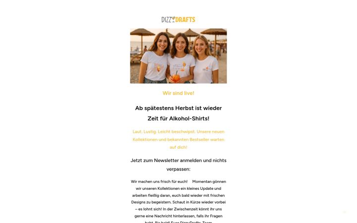 Screenshot of dizzydrafts.com