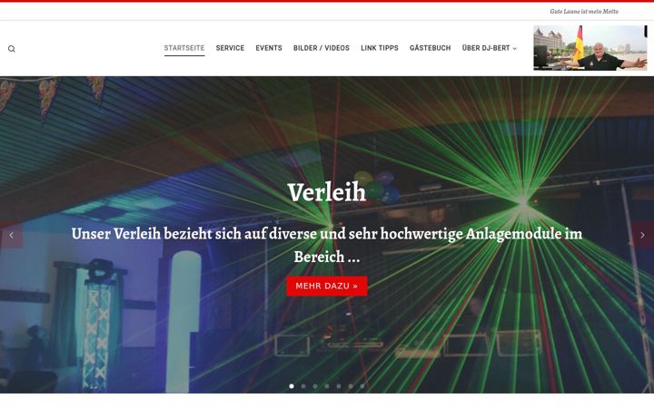Screenshot of dj-bert.de