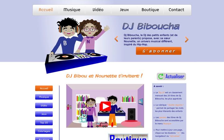 Screenshot of dj-biboucha.com