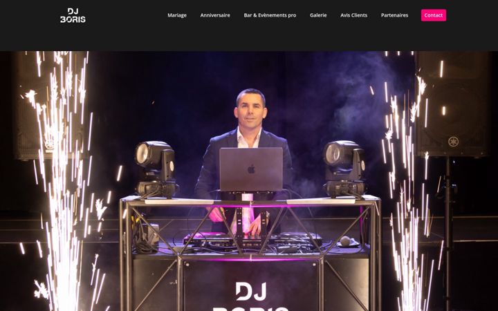 Screenshot of dj-boris.com
