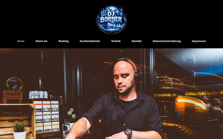 Screenshot of dj-borner.de