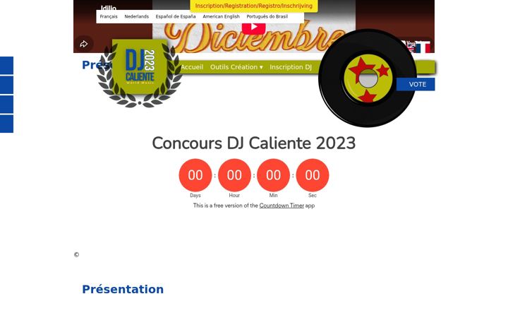 Screenshot of dj-caliente.com