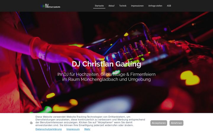 Screenshot von dj-christian-garling.de
