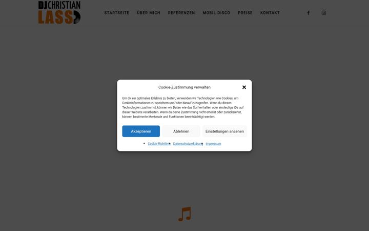 Screenshot of dj-christian-lass.de