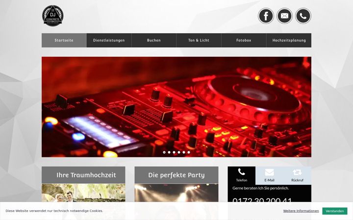 Screenshot of dj-concrete.de
