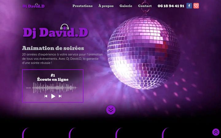 Screenshot of dj-david-d.com