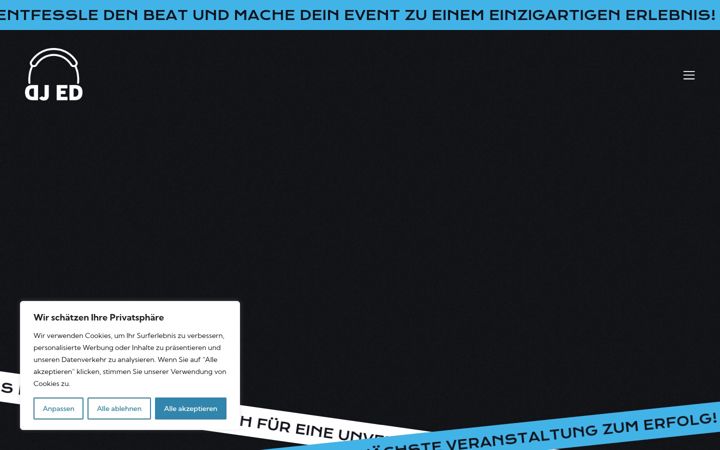 Screenshot of dj-ed.de