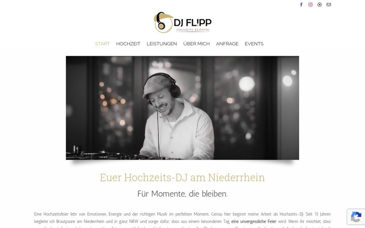 Screenshot of dj-flipp.de