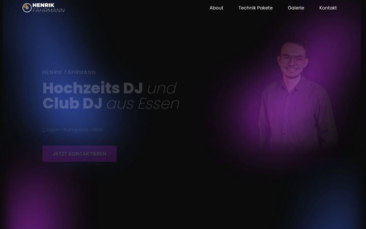 Екранна снимка на dj-henrikfaehrmann.de