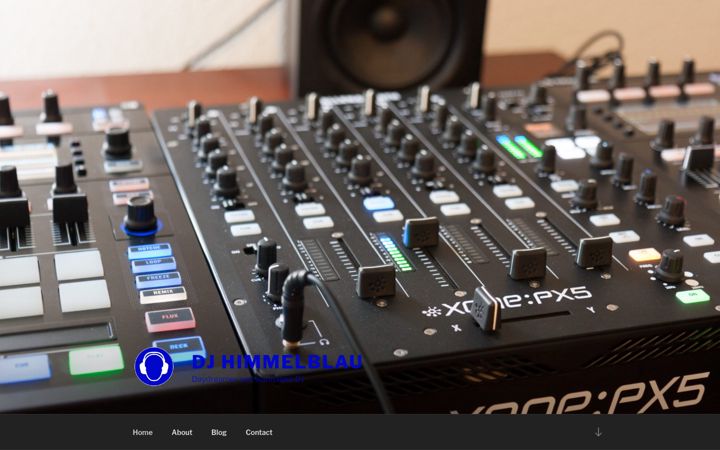 Screenshot of dj-himmelblau.de