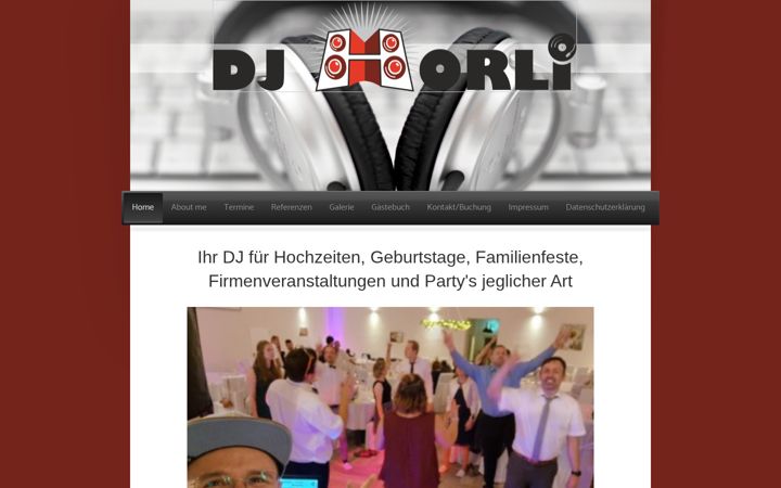Screenshot of dj-horli.de