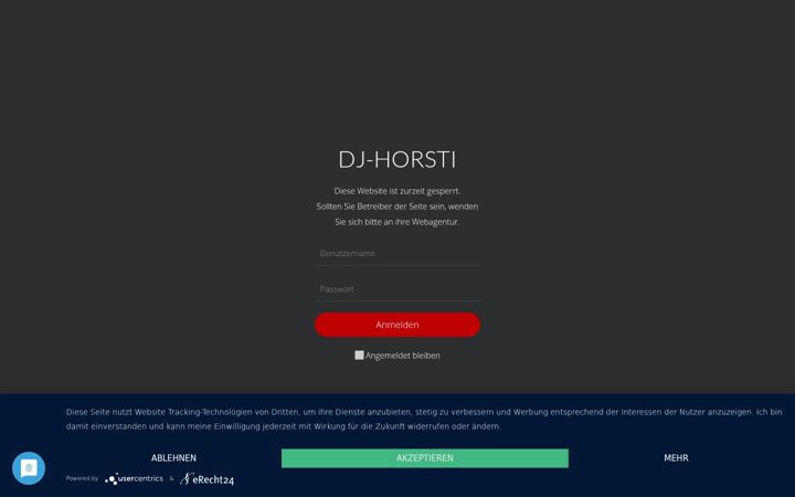 Screenshot of dj-horsti.de