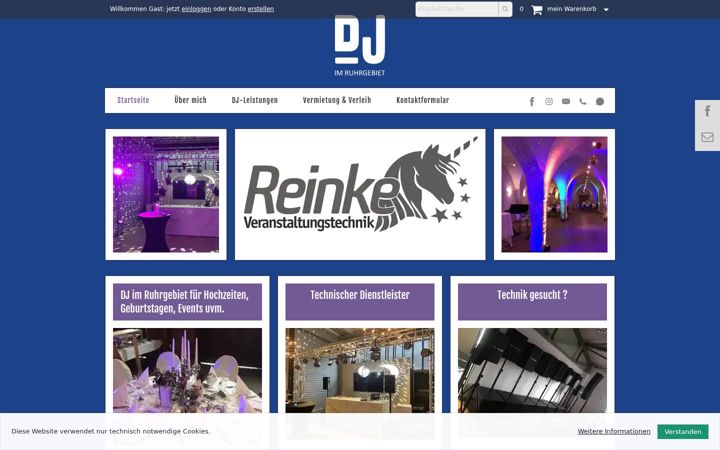 Screenshot of dj-im-ruhrgebiet.com