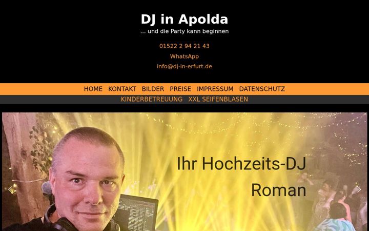 Screenshot of dj-in-apolda.de