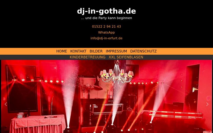 Screenshot of dj-in-gotha.de