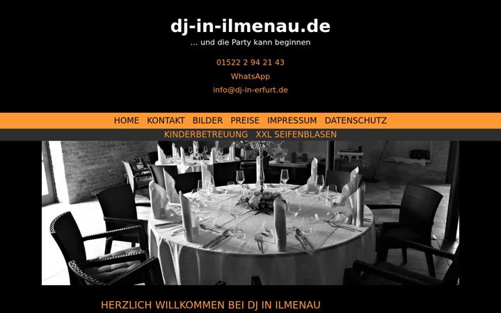 Screenshot of dj-in-ilmenau.de