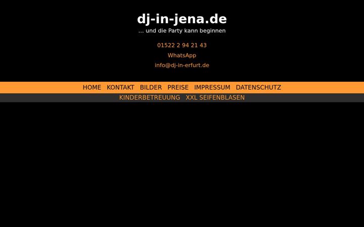 Screenshot of dj-in-jena.de