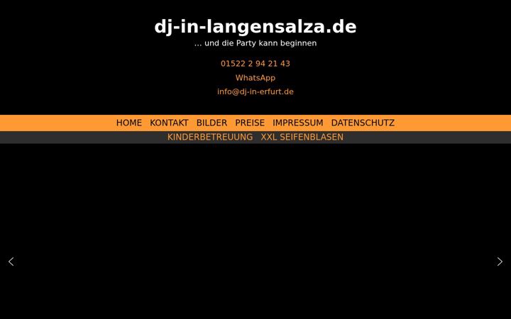 Screenshot of dj-in-langensalza.de