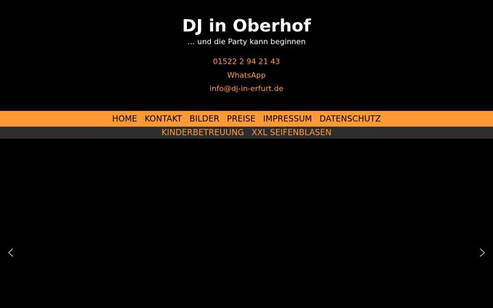 Screenshot of dj-in-oberhof.de
