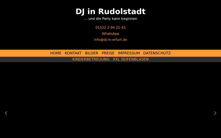 Screenshot of dj-in-rudolstadt.de