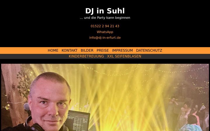 Screenshot of dj-in-suhl.de