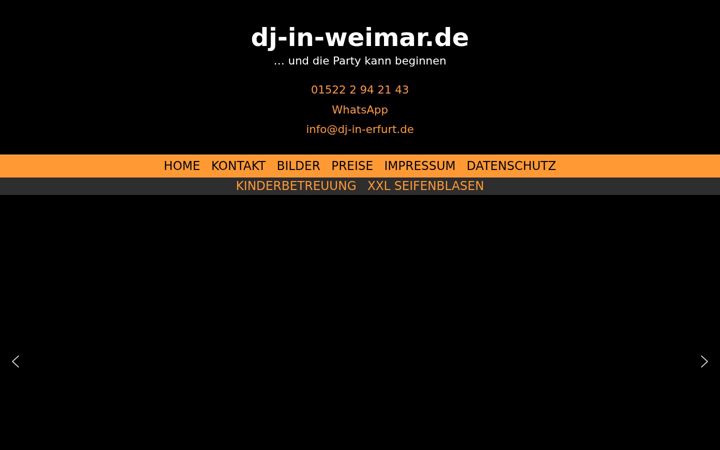 Screenshot of dj-in-weimar.de