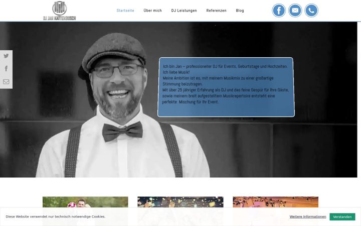 Screenshot of dj-jan-kattenbusch.de